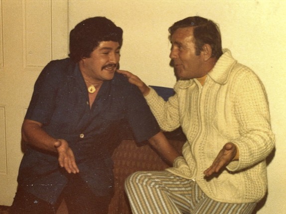 1977, with Norman Wisdom